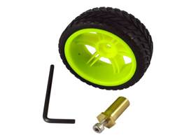 Dagu wheel with 4mm shaft - included parts